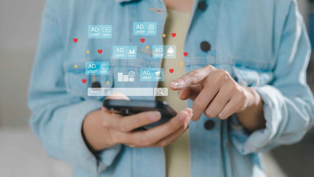 Illustration of a strong digital marketing campaign boosting smart home business visibility.